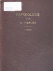 D. Mercier - Psychologie I. (töredék) [antikvár]