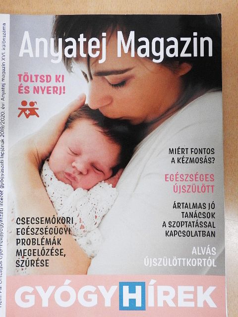 Bekő Magdolna - Gyógyhírek 2019/2020. - Anyatej Magazin XVI. különszám [antikvár]