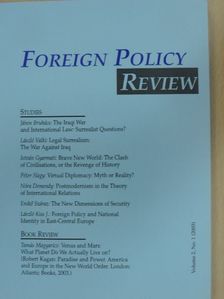 Enikő Száraz - Foreign Policy Review 1/2003. [antikvár]