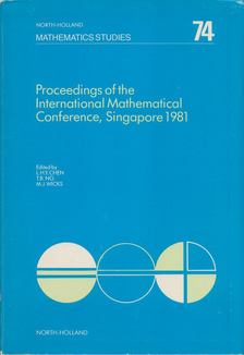L.H.Y. Chen, T.B. NG, M.J. Wicks - Proceedings of the international mathematical conference, Singapore 1981 [antikvár]