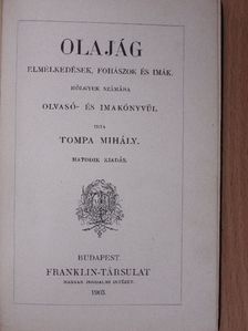 Tompa Mihály - Olajág [antikvár]