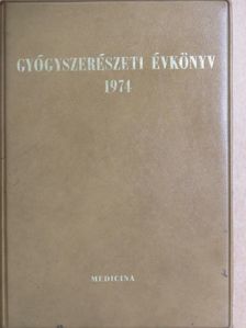 Dr. Erdei Tibor - Gyógyszerészeti évkönyv 1974 [antikvár]
