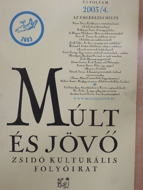 Bán Zsófia - Múlt és Jövő 2003/4. [antikvár]