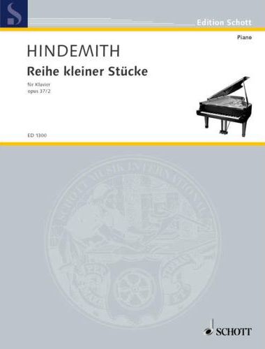 HINDEMITH - REIHE KLEINER STÜCKE FÜR KLAVIER OP.37/2