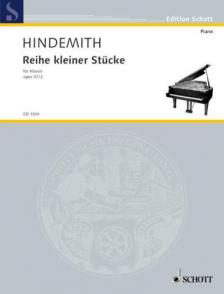 HINDEMITH - REIHE KLEINER STÜCKE FÜR KLAVIER OP.37/2