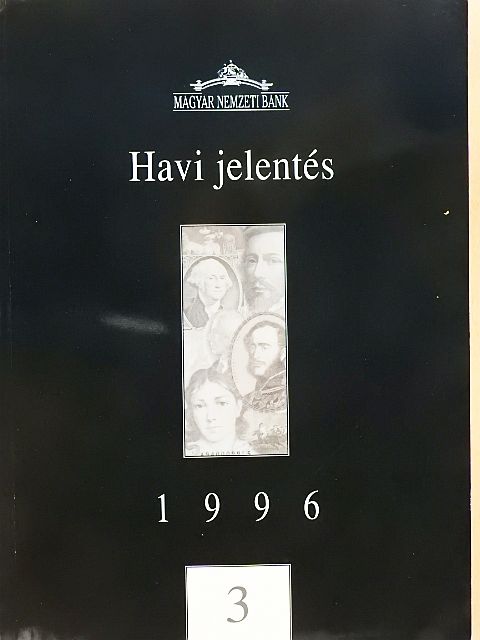 Havi jelentés 1996/3. [antikvár]