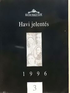 Havi jelentés 1996/3. [antikvár]