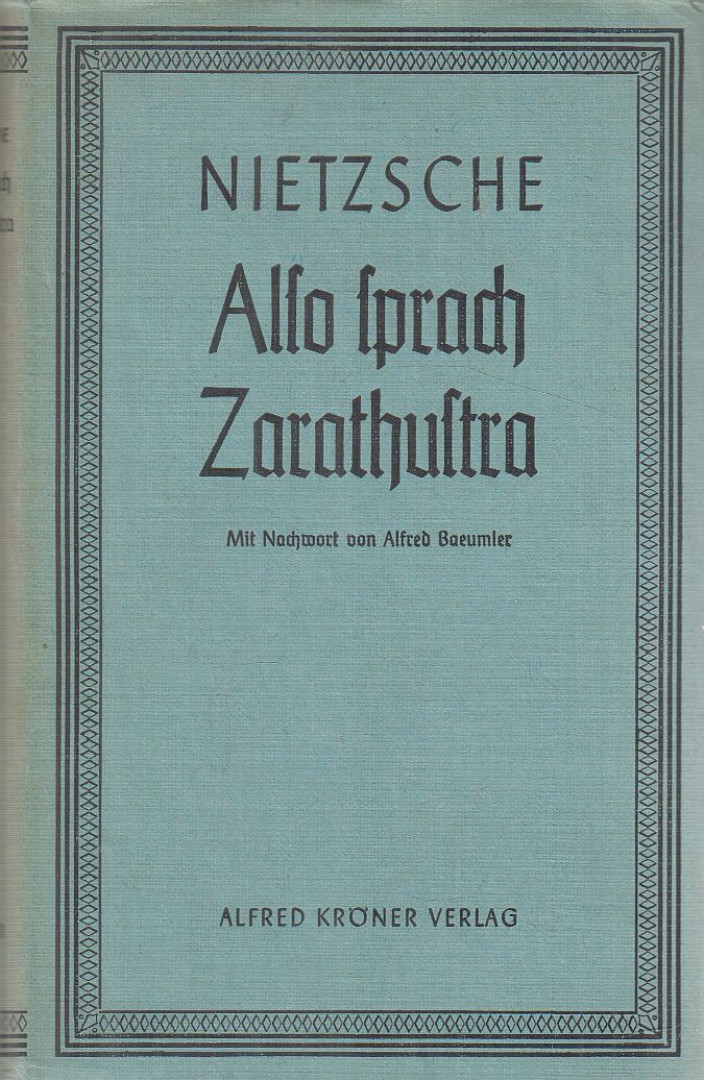 Friedrich Nietzsche - Also sprach Zarathustra [antikvár]