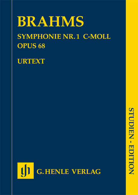 BRAHMS... - SYMPHONIE NR.1 c-MOLL OP.68 STUDIENPARTITUR URTEXT (ROBERT PASCALL)
