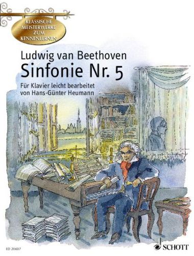 BEETHOVEN - SINFONIE NR.5 FÜR KLAVIER LEICHT BEARBEITET VON HANS-GÜNTER HEUMANN