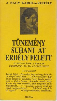Erdélyi Lili Ada - Tünemény suhant át Erdély felett [antikvár]