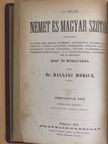 Dr. Ballagi Mór - Uj teljes német és magyar szótár/Német-magyar pót-szótár [antikvár]