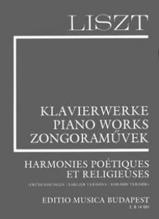 LISZT - LISZT ÖSSZKIADÁS PÓTKÖTET 6.FŰZVE (HARMONIES POÉTIQUES,FRÜHFASSUNGEN)