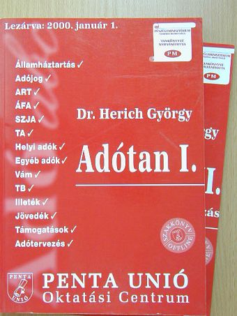 Dr. Herich György - Adótan I-II. [antikvár]