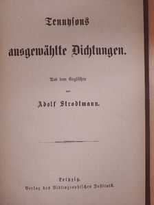 Alfred Tennyson - Tennysons ausgewählte Dichtungen (gótbetűs) [antikvár]