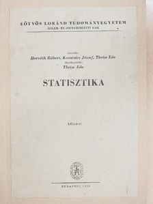 Dr. Horváth Róbert - Statisztika [antikvár]