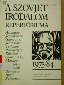 Kis Pintér Imréné - A Szovjet Irodalom repertóriuma 1975-84 [antikvár]