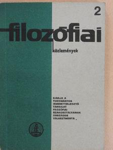 Ágh Attila - Filozófiai közlemények 1966/2. [antikvár]