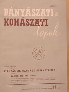 Bányászati és Kohászati Lapok 1950. november-december/Kohászati lapok 1951. január-december/Öntöde 1950. november-1951. december/Aluminium 1950. november-1951. december [antikvár]