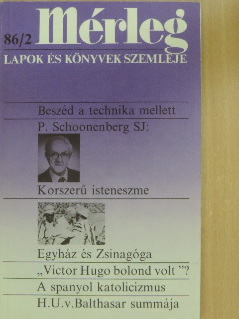 Józef Niewiadomski - Mérleg 1986/2. [antikvár]