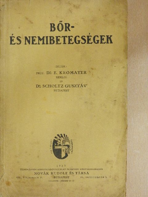Dr. Scholtz Gusztáv - Bőr- és nemibetegségek [antikvár]