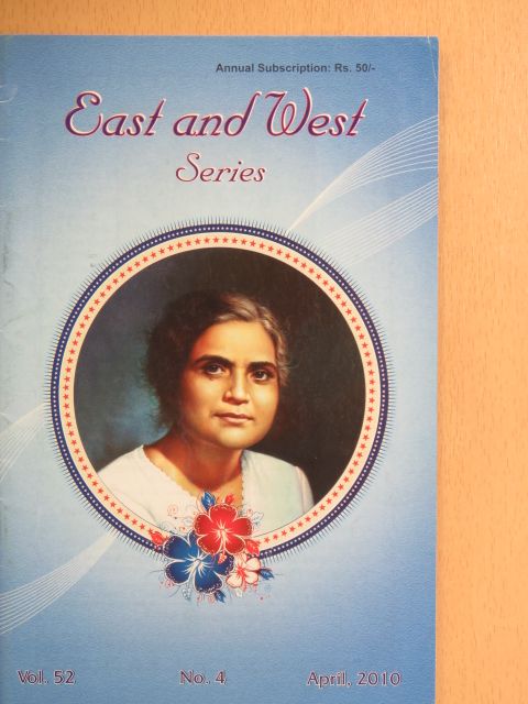 C. Tavadia - East and West Series Vol. 52 No. 4 April, 2010 [antikvár]