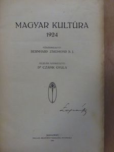 Magyar Kultúra 1924. január-december [antikvár]