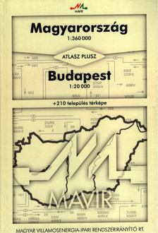 Magyarország és Budapest + 210 település térképe [antikvár]