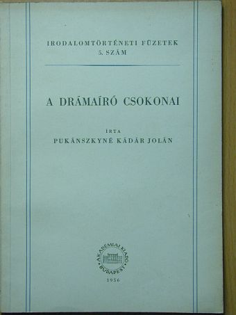 Pukánszkyné K. J. - A drámaíró Csokonai [antikvár]