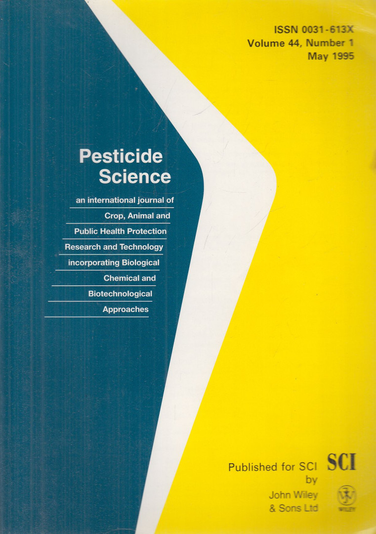 G. T. Brooks, L. G. Copping - Pesticide Science Volume 44, Number 1 May 1995 [antikvár]