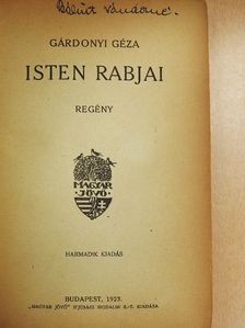 Gárdonyi Géza - Isten rabjai [antikvár]