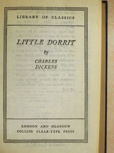 Charles Dickens - Little Dorrit [antikvár]