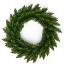Adventi koszorú - kicsi, 38 cm, zöld