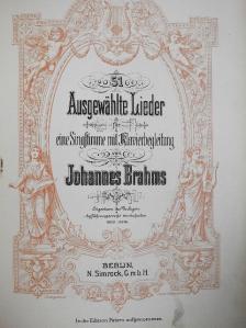 Johannes Brahms - 51 Ausgewählte Lieder für eine Singstimme mit Klavierbegleitung [antikvár]