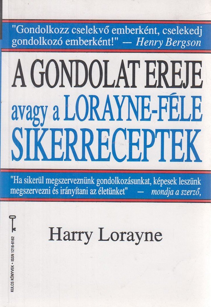 Lorayne, Harry - A gondolat ereje [antikvár]