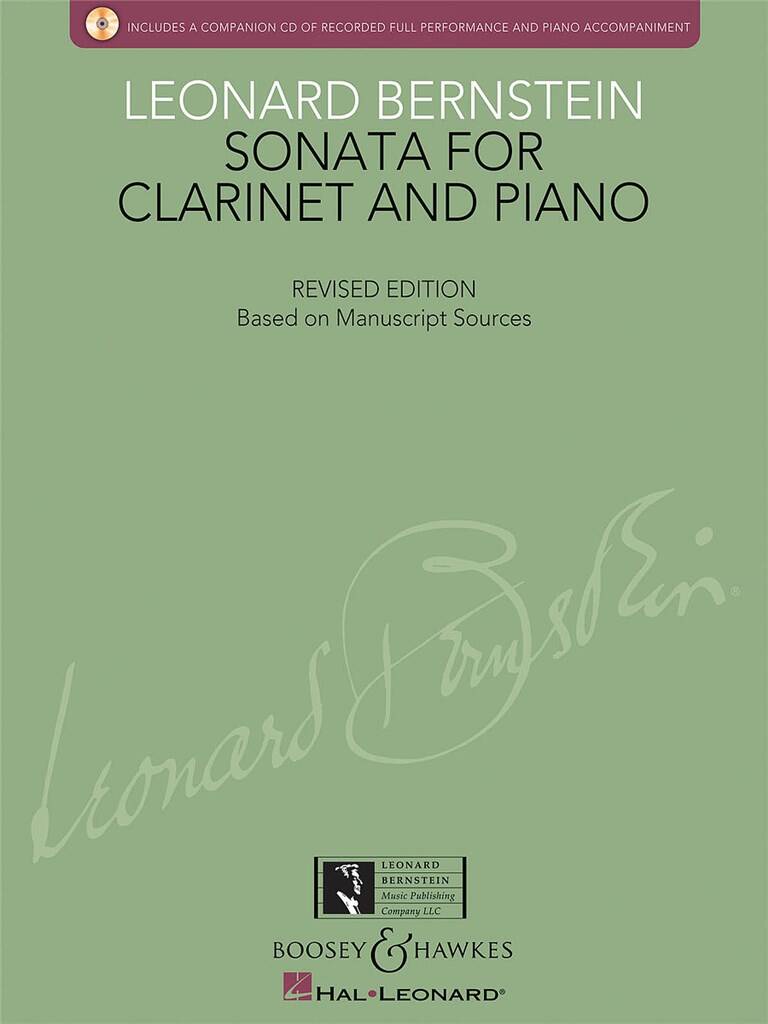 BERNSTEIN, LEONARD - SONATA FOR CLARINET AND PIANO + CD, CLARINET: TODD LEVY PIANO: JEANNIE YU