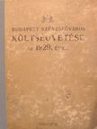 Budapest székesfőváros költségvetése az 1929. évre [antikvár]