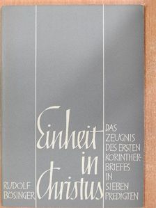 Rudolf Bösinger - Einheit in Christus [antikvár]