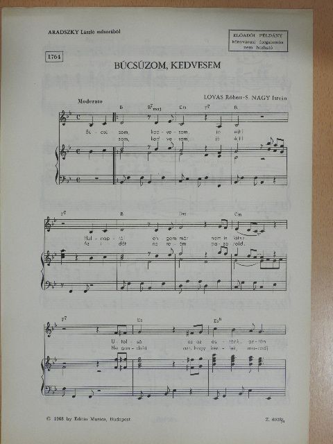 Lovas Róbert - Búcsúzom, kedvesem [antikvár]