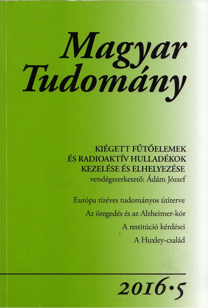 CSÁNYI VILMOS - Magyar tudomány 2016/5 [antikvár]