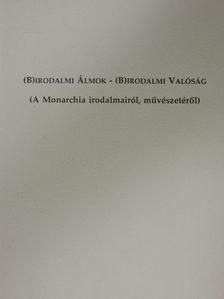 Alois Woldan - (B)irodalmi álmok - (B)irodalmi valóság [antikvár]