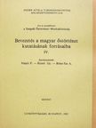 Járainé Komlódi Magda - Bevezetés a magyar őstörténet kutatásának forrásaiba IV. [antikvár]
