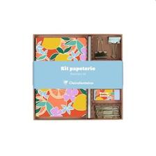 P0130-0594 - Kollekció Clairefontaine Dolce Amore jegyzetfüzet, ceruza, binder csipesz, kapocs, radír