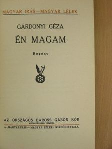 Gárdonyi Géza - Én magam [antikvár]