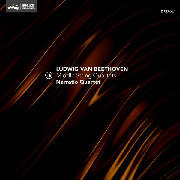 BEETHOVEN - MIDDLE STRING QUARTETS 2CD NARRATIO QUARTET