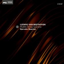 BEETHOVEN - MIDDLE STRING QUARTETS 2CD NARRATIO QUARTET