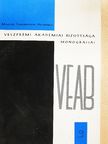 Ángyán F. - Magyar Tudományos Akadémia - Veszprémi Akadémiai Bizottsága Monográfiái 1976/3 [antikvár]