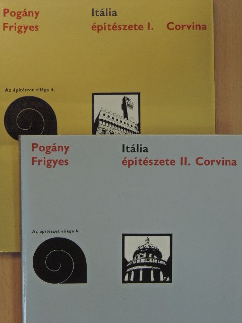 Pogány Frigyes - Itália építészete I-II. [antikvár]