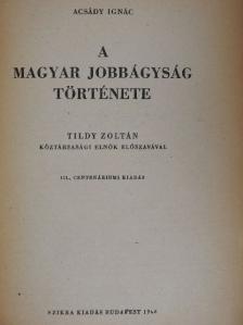 Acsády Ignác - A magyar jobbágyság története [antikvár]