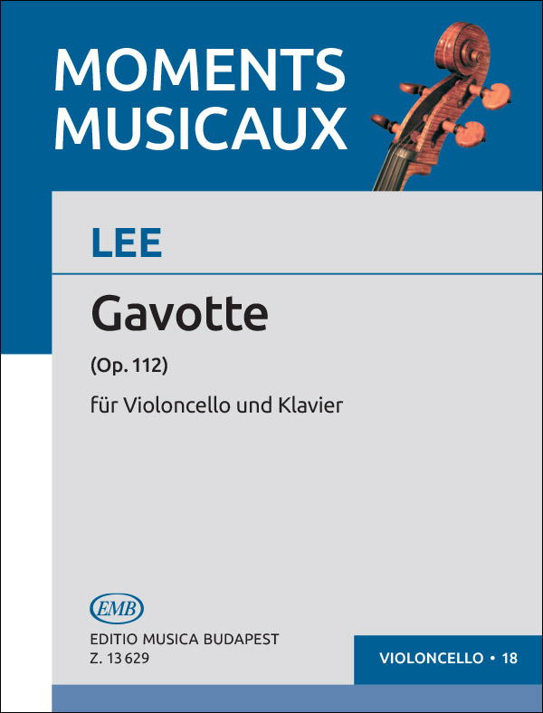 LEE - GAVOTTE OP.112 FÜR VIOLONCELLO UND KLAVIER